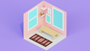 Room Voxel 3D model