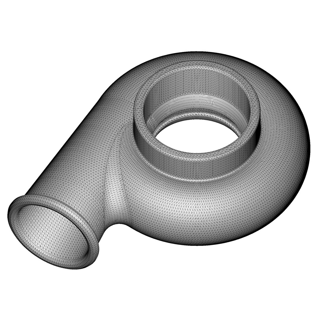 3D Model Rusty Compressor Housing TurboSquid 2128188