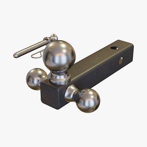 Tri-Ball Trailer Hitch Ball Mount