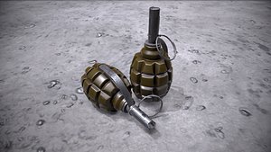 soviet f1 grenade model