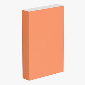 book generic standing 3d model