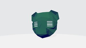 Panda mask 3D model