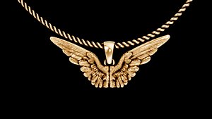 pigeon wing pendant