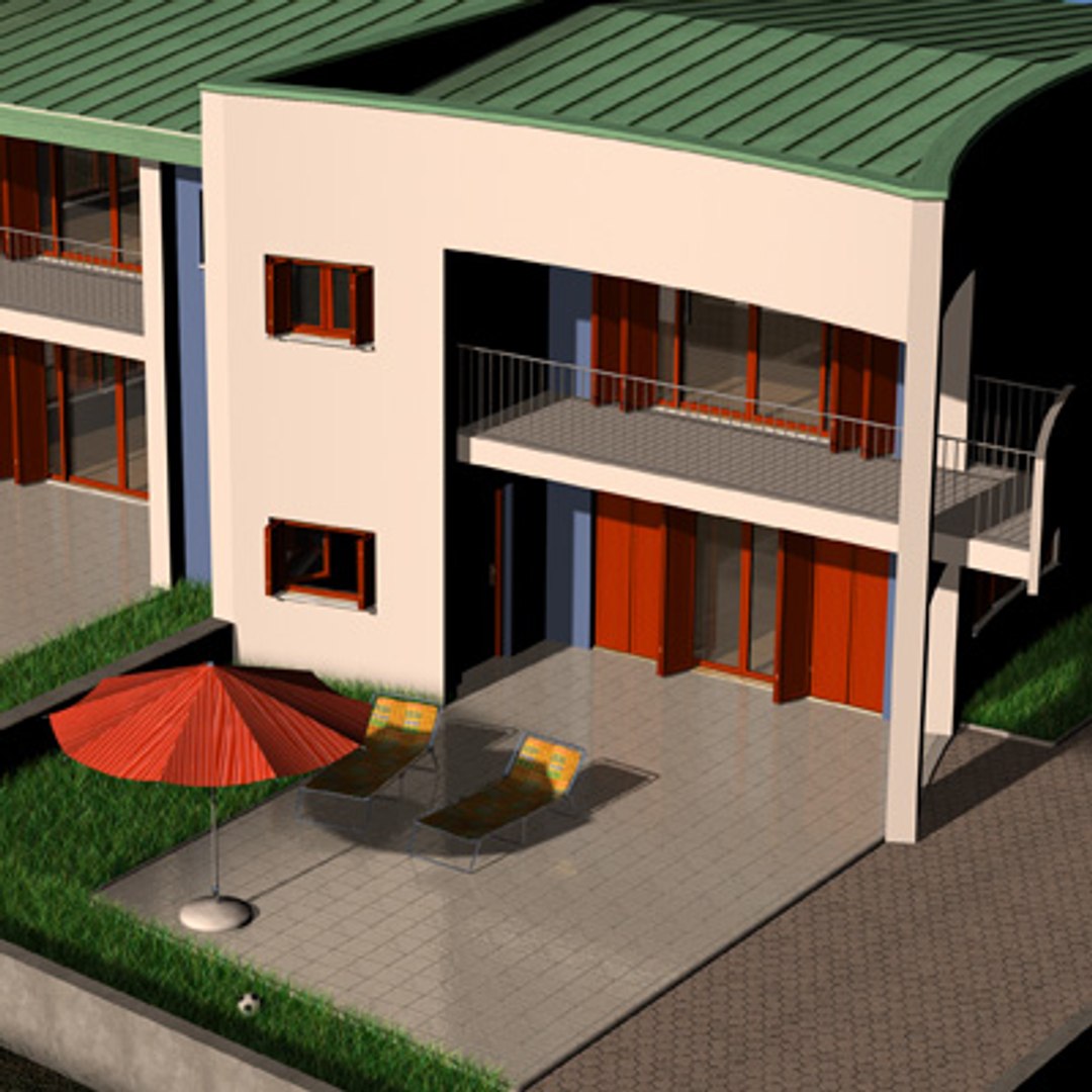 3d C4d House Interiors