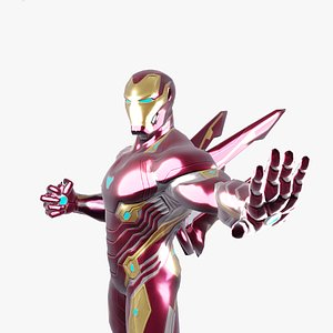 Iron Man Infinity War Rigged Model