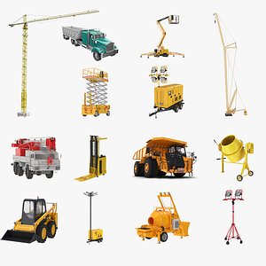 Construction Vehicles Big Collection
