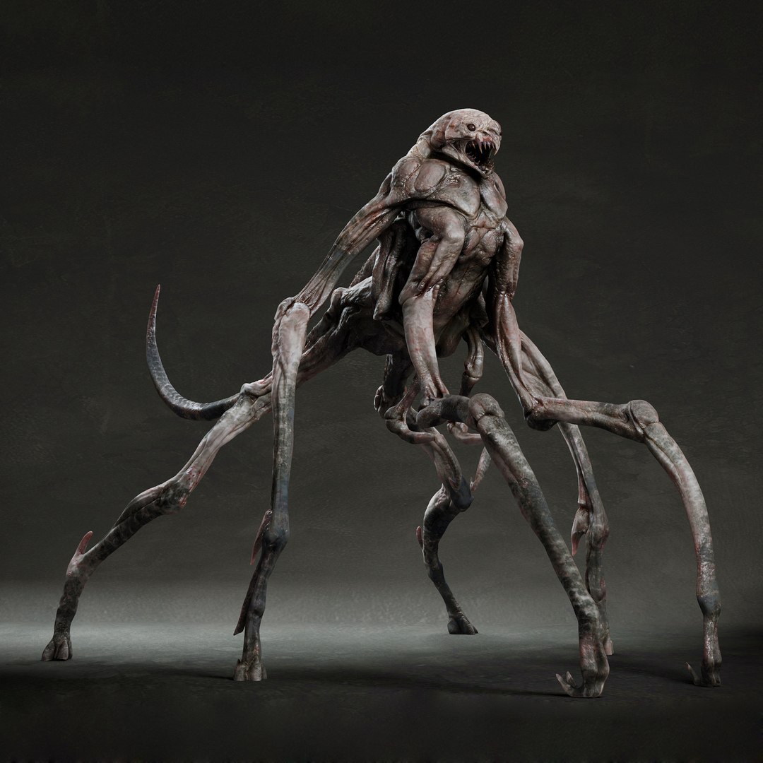 Spider flesh creature 3D model - TurboSquid 1894171