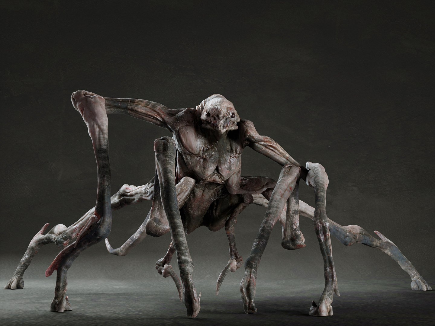 Spider Flesh Creature 3D Model - TurboSquid 1894171