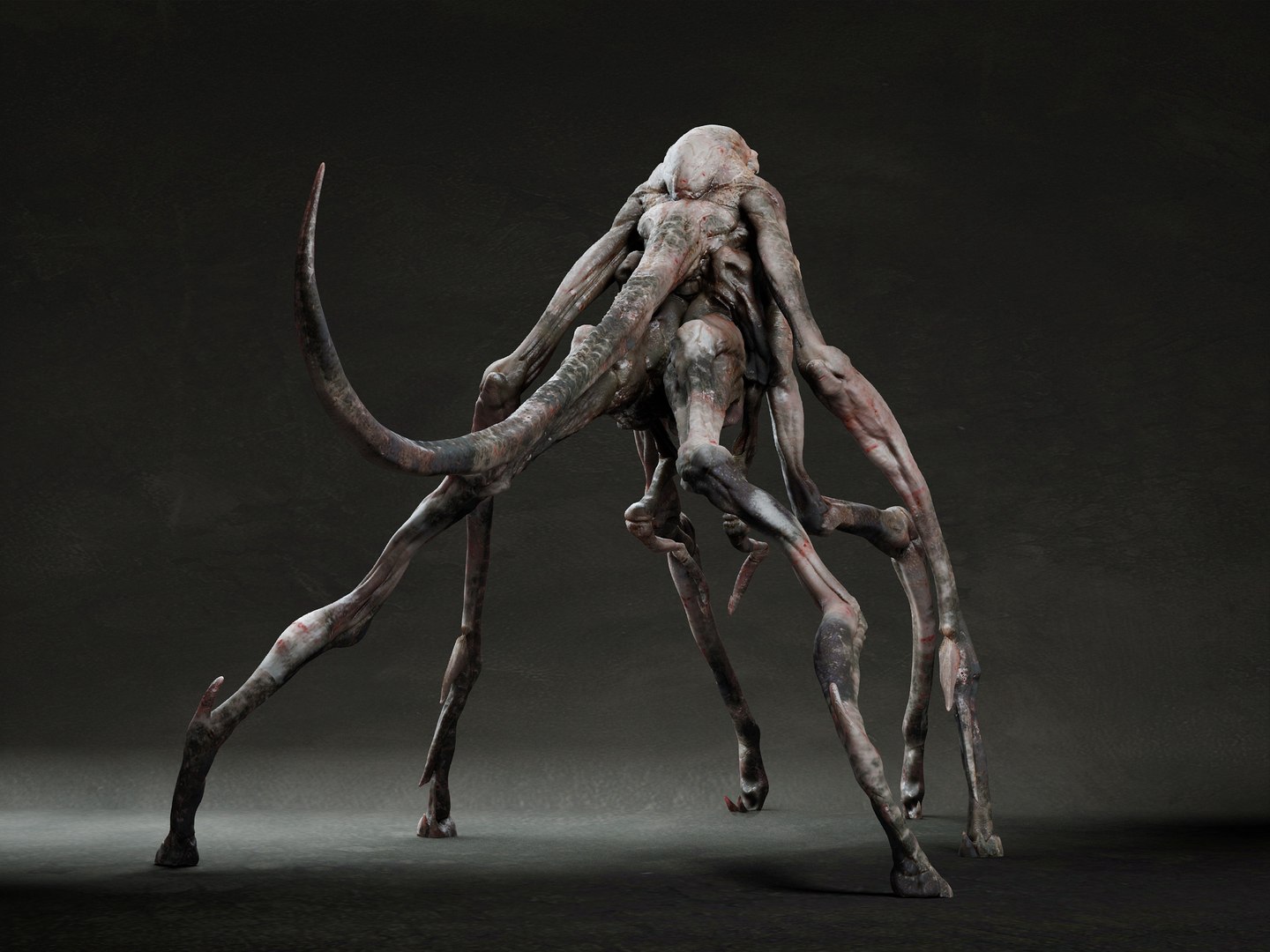 Spider flesh creature 3D model - TurboSquid 1894171