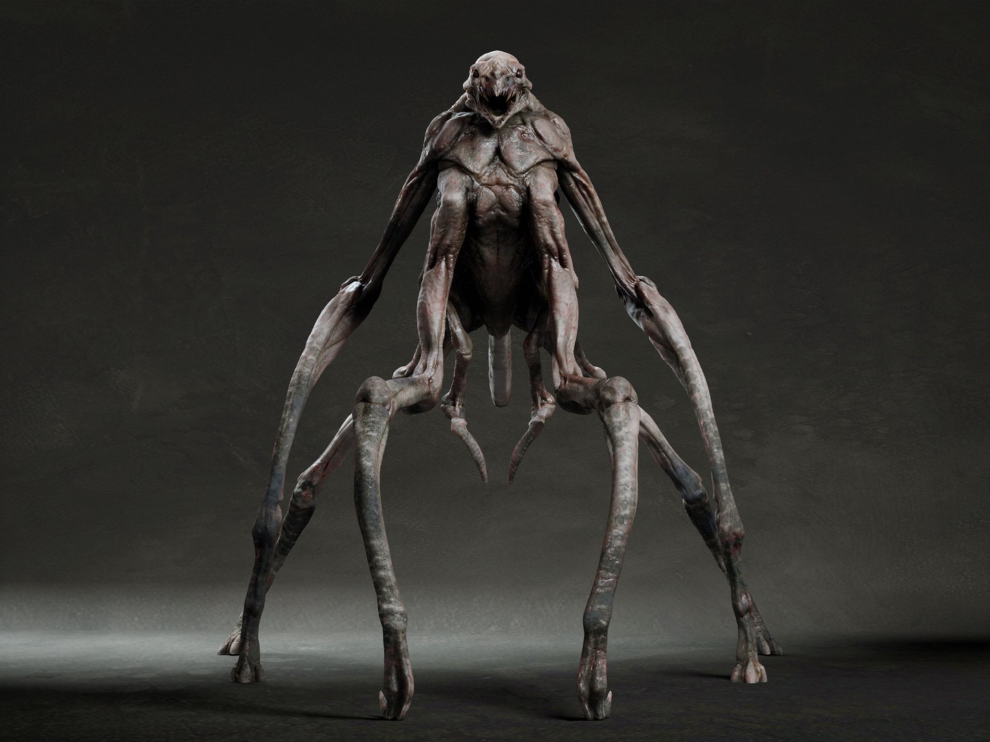 Spider Flesh Creature 3D Model - TurboSquid 1894171