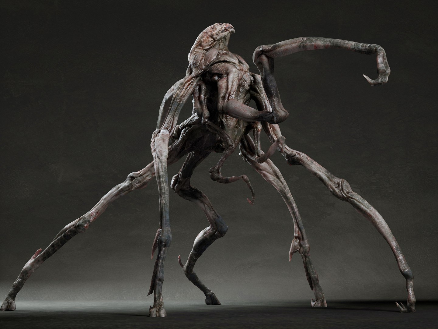 Spider flesh creature 3D model - TurboSquid 1894171