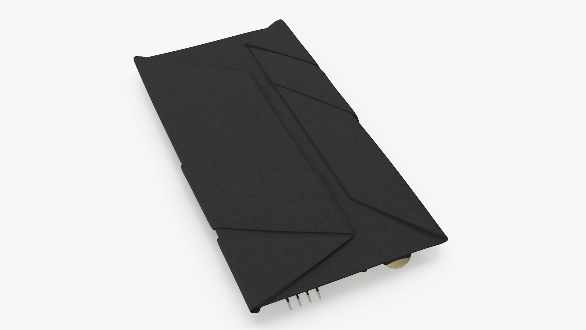 3D Napkin Fold Black with Gold Flatware https://p.turbosquid.com/ts-thumb/6Y/lwWXas/ov/napkinfoldblackwithgoldflatwarec4dmodel011/jpg/1674757184/1920x1080/fit_q87/babca6cc64d20fcceded9b3340e7d4f490fba69c/napkinfoldblackwithgoldflatwarec4dmodel011.jpg