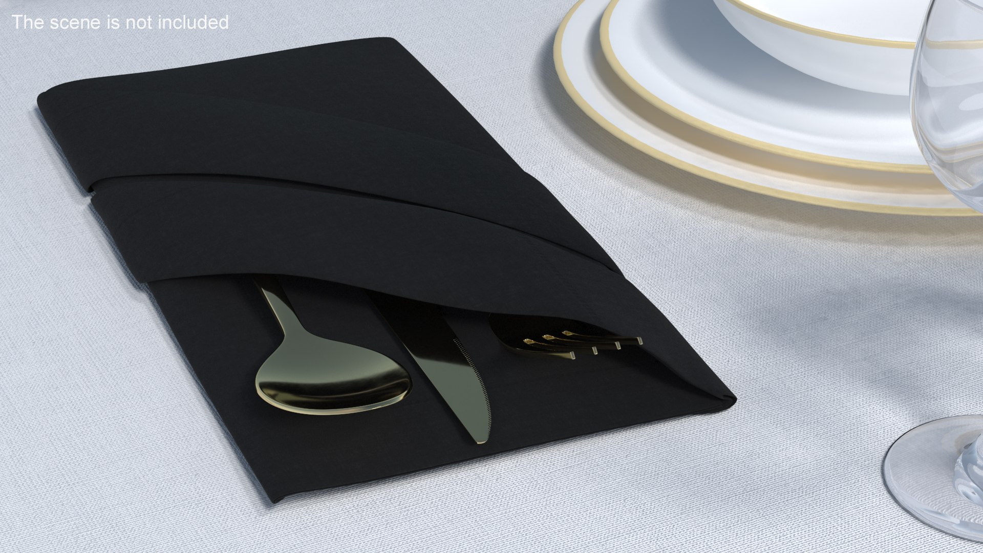 3D Napkin Fold Black with Gold Flatware https://p.turbosquid.com/ts-thumb/6Y/lwWXas/rs/napkinfoldblackwithgoldflatwarec4dmodel002/jpg/1674757151/1920x1080/fit_q87/d0285bd01b1f2fa9b208e4d2dc0a8aec5dcfa51b/napkinfoldblackwithgoldflatwarec4dmodel002.jpg
