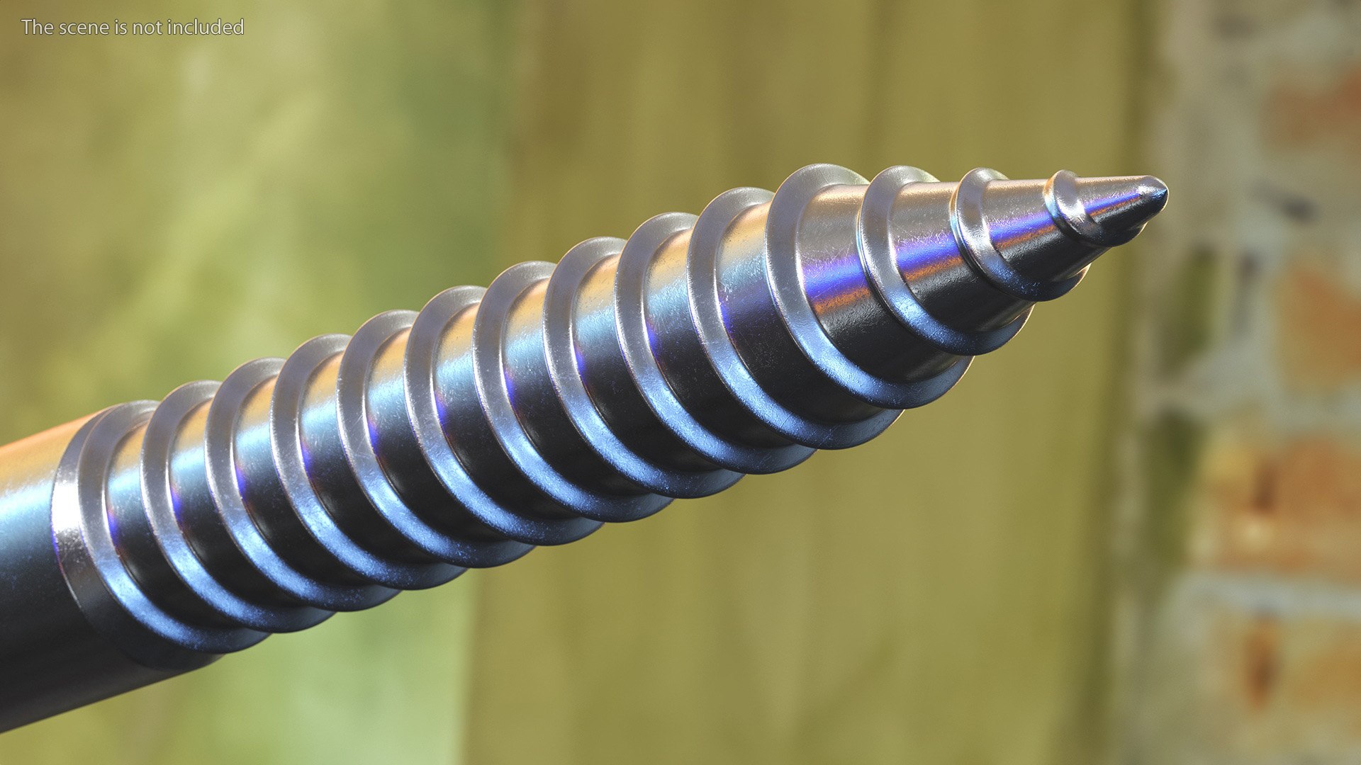Wood Screw Model - TurboSquid 2240377