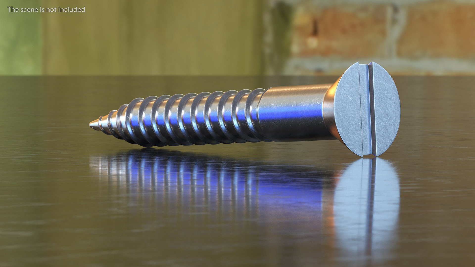 Wood Screw Model - TurboSquid 2240377