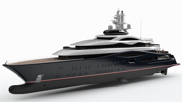 Feadship Symphony Superyacht Dynamic Simulation 3D model