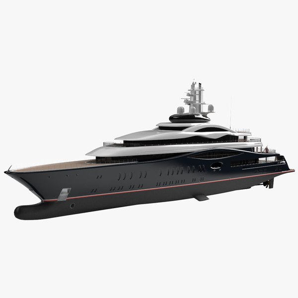 3D model Feadship 1010 Superyacht Dynamic Simulation