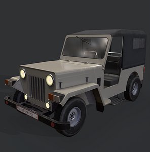 Major jeep Low resolution game model