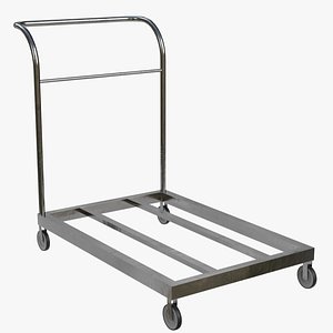 platform trolley cart 2 3D