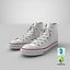 Basketball Leather Shoes White