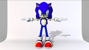 Sonic - Low Poly