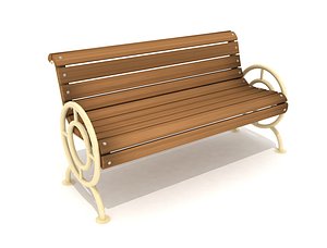 bench 3D model