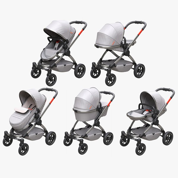 3D Baby Strollers Collection PBR