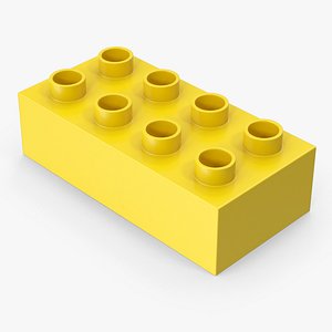 Brick Toy 2x4 3D model