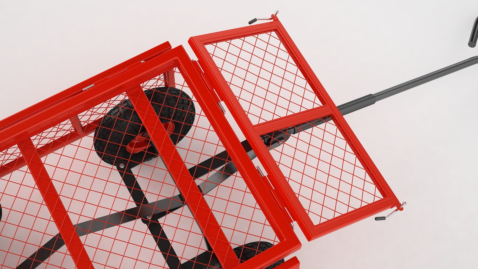 Garden Trolley Open 03 3D Model - TurboSquid 2230439