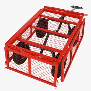Garden Trolley Open 03 3D model