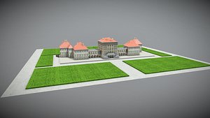 3D Nymphenburg Palace model