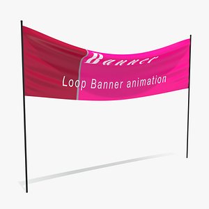 3D hanging banner
