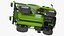 Rigged Grape Harvester with Vineyard Collection