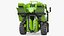 Rigged Grape Harvester with Vineyard Collection