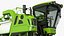 Rigged Grape Harvester with Vineyard Collection