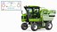 Rigged Grape Harvester with Vineyard Collection