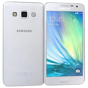3d samsung galaxy a7 silver