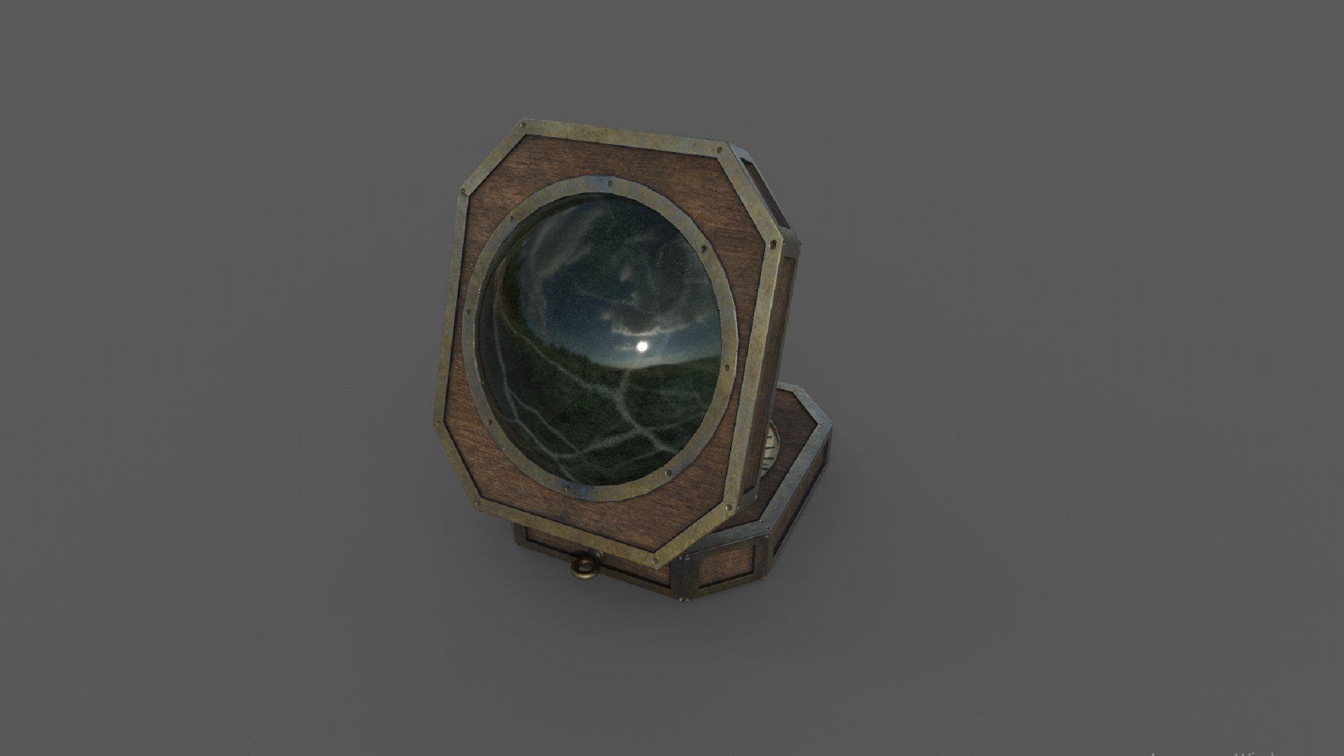 3D Vintage Compass PBR Low-poly Model - TurboSquid 1824117