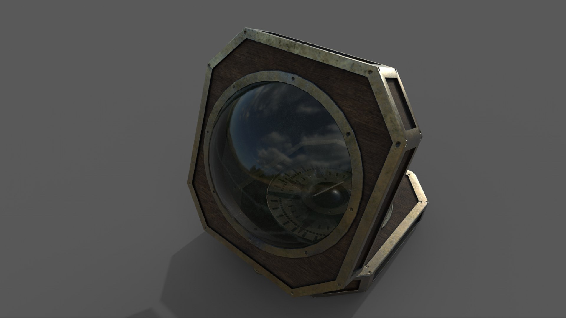 3D Vintage Compass PBR Low-poly Model - TurboSquid 1824117