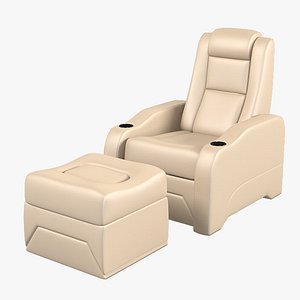 Hts Elite Armchair & Ottoman