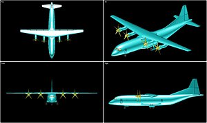 China Y-9 Transport Aircraft Solid Assembly Model
