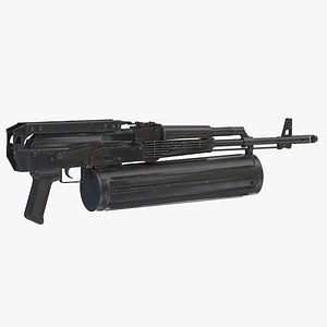 AK-74 PP-19 Mag Low Poly PBR Realistic