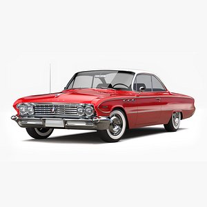 3D Buick Invicta Hardtop Coupe 1961 model