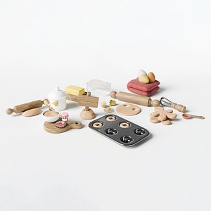 Kitchen mockup assets 3D