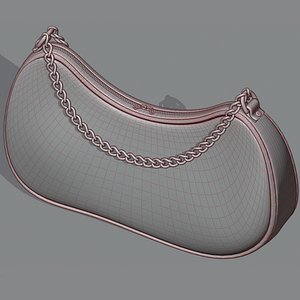 3D Bag with chain handle