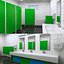 Baño Público - Verde