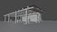 gas station 3D model