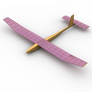 3d foam glider model