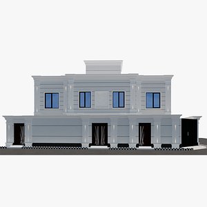 Newclassic residential building facade