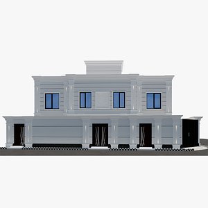 Newclassic residential building facade